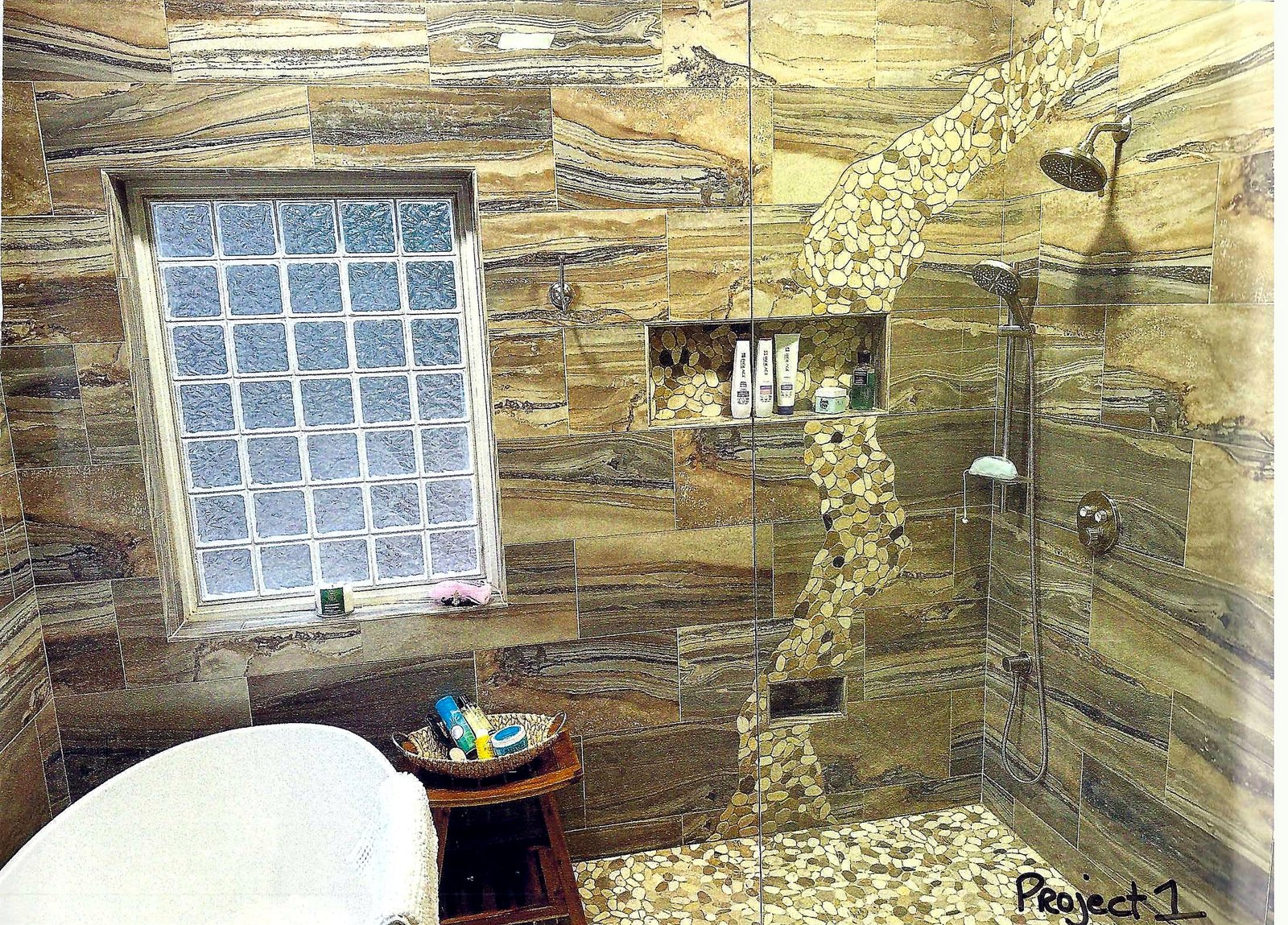Modern shower design by Kyle the Tile Guy